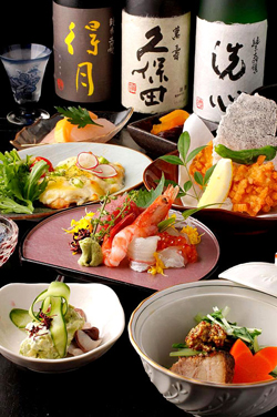 3,980円 へぎそば会席